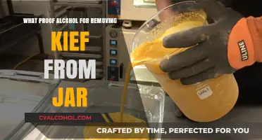 Best Alcohol Proof for Efficiently Extracting Kief from Jars
