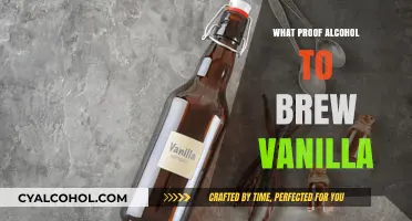 Brewing Vanilla Extract: Ideal Alcohol Proof for Perfect Flavor Infusion