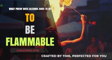 Alcohol's Flammability Proof: How High Does It Need To Be?