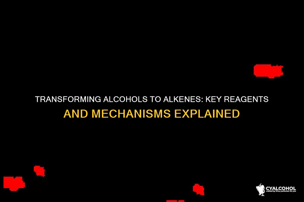 what reagent converts an alcohol to an alkene