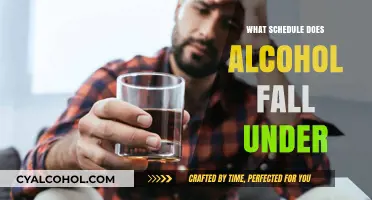 Understanding Alcohol's Legal Classification: Which Schedule Does It Fall Under?