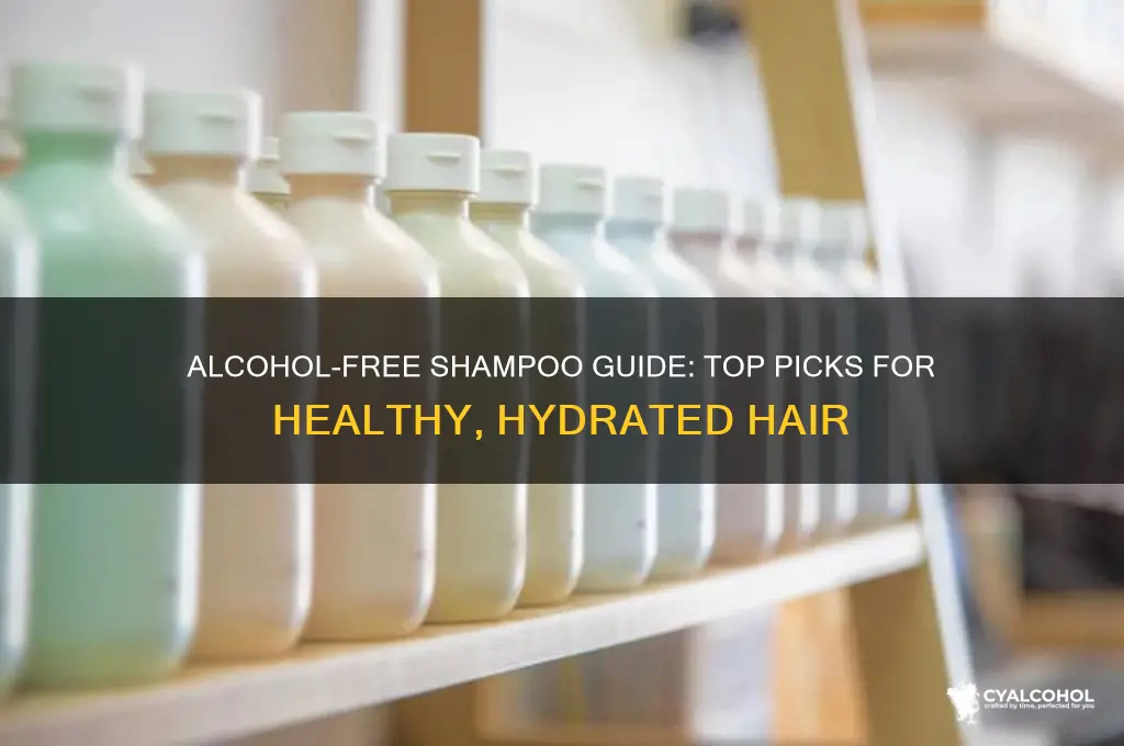 what shampoo does not have alcohol