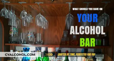 Essential Alcohol Bar Must-Haves: Tools, Spirits, and Mixers for Perfect Cocktails
