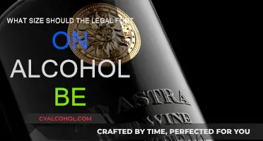 Alcohol Labels: Font Size and Legibility
