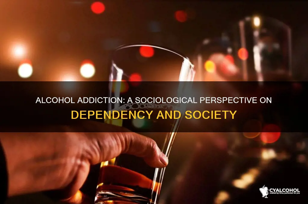 what sociological concept is alcohol addiction