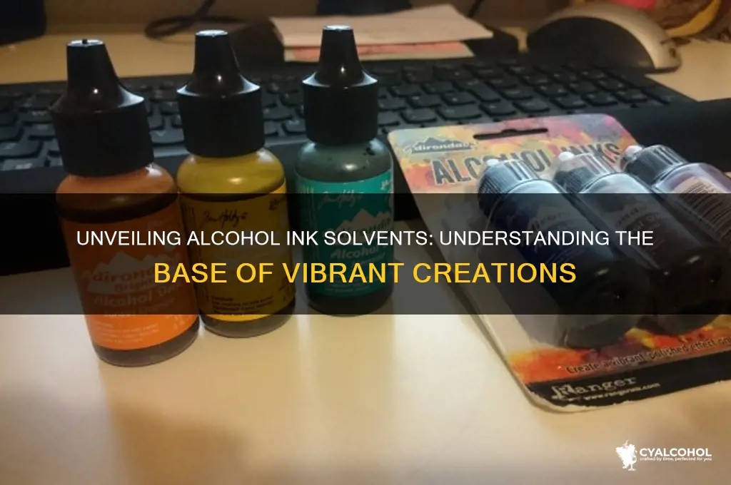 Unveiling Alcohol Ink Solvents: Understanding The Base Of Vibrant ...
