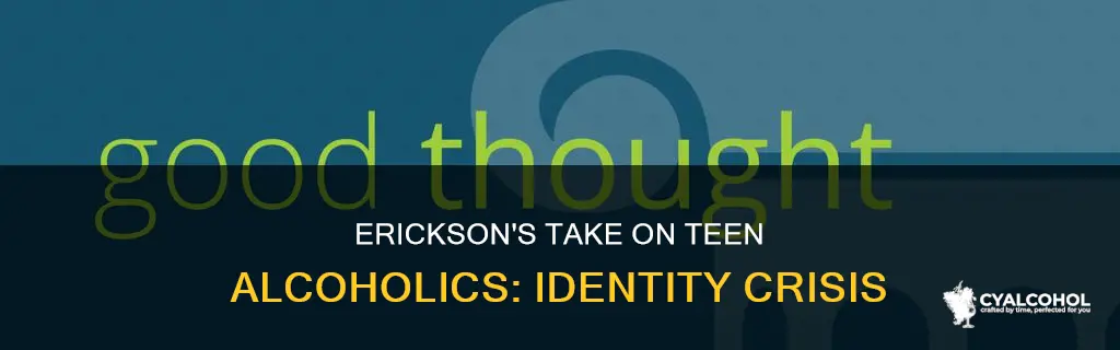 what stage does erickson say about a teen alcoholic