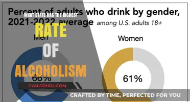 Which U.S. State Struggles Most with Alcoholism Rates?