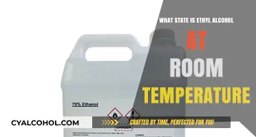Ethyl Alcohol's State at Room Temperature: Liquid or Gas?