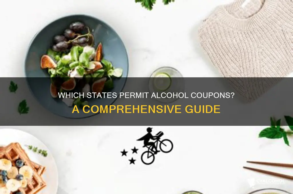 what states allow coupons for alcohol
