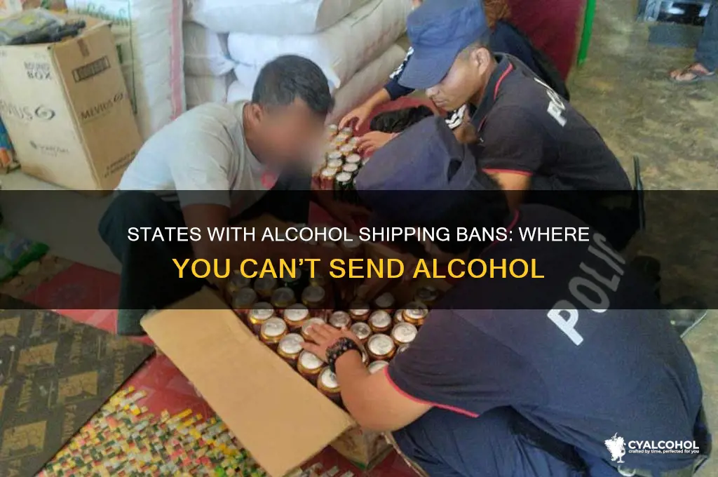 what states are illegal to send alcohol to