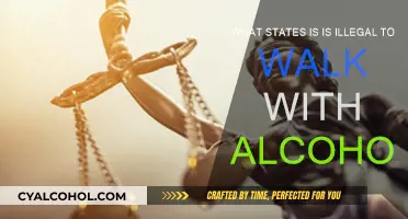 Alcohol Laws: States Where You Can't Walk and Drink
