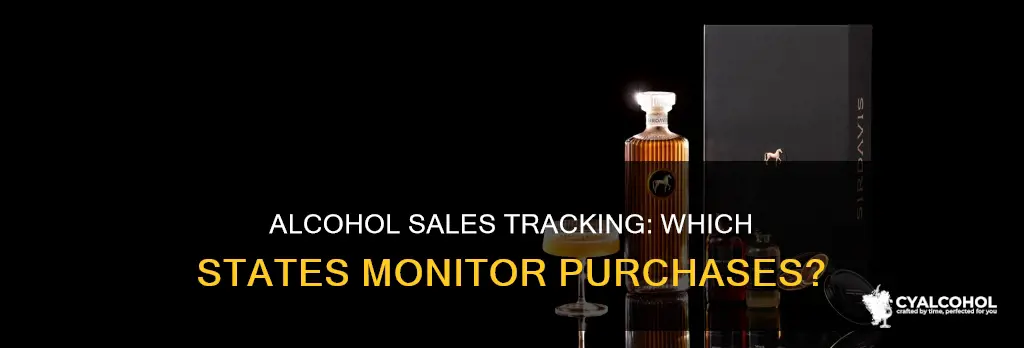 what states track the sale of all alcohol purchases