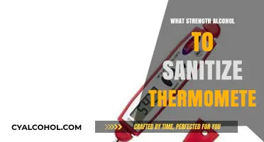 Effective Alcohol Strength for Sanitizing Thermometers: A Comprehensive Guide