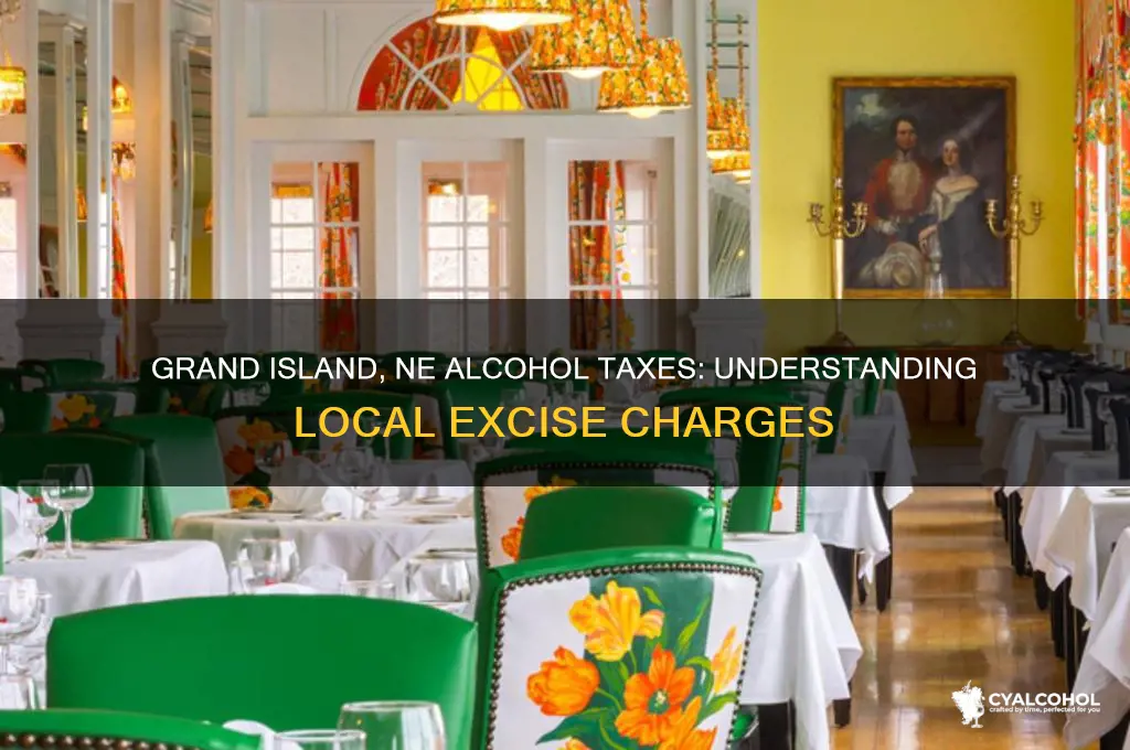 what taxes charged alcohol in grand island ne