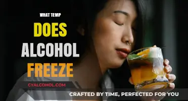Alcohol's Freezing Point: Unveiling the Chilling Temperature Threshold