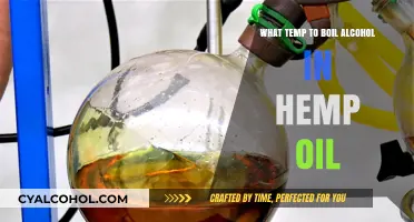 Optimal Temperature for Boiling Alcohol in Hemp Oil Extraction Process