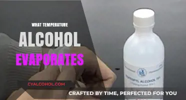 Alcohol Evaporation: Understanding the Temperature Threshold for Quick Escape