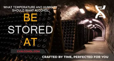 Storing Alcohol: Temperature and Humidity Guidelines