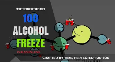 Freezing Point of 100% Alcohol: What Temperature Does It Freeze?