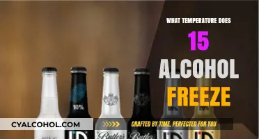 Chilling Facts: Freezing Point of 15% Alcohol Explained