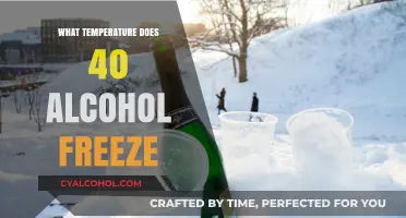 Freezing Point of 40% Alcohol: Understanding Its Cold Threshold