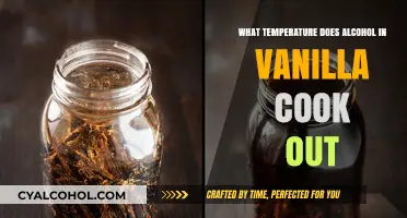 Cooking with Vanilla Extract: When Does Alcohol Evaporate?