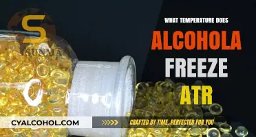 What Temperature Does Alcohol Freeze At? A Comprehensive Guide