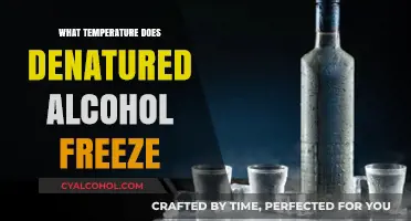 Denatured Alcohol Freezing Point: Understanding Its Temperature Threshold