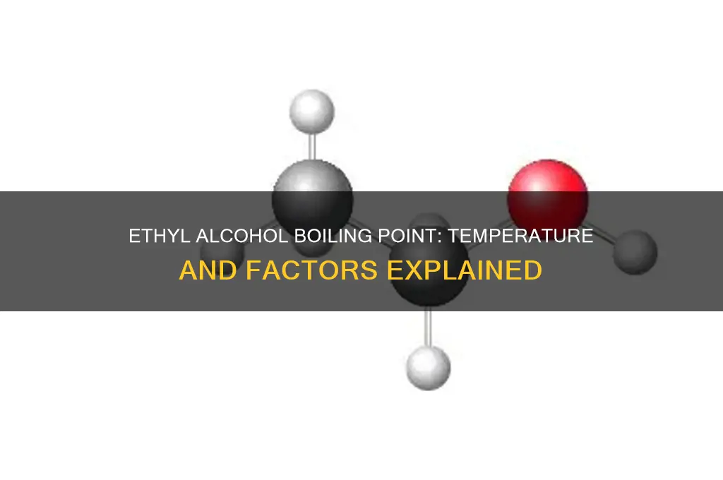 what temperature does ethyl alcohol boil