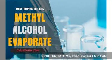 Understanding Methyl Alcohol Evaporation: Temperature Thresholds Explained