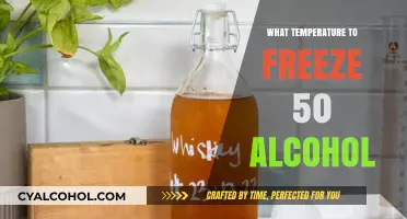 Freezing 50% Alcohol: Optimal Temperature Guide for Perfect Results