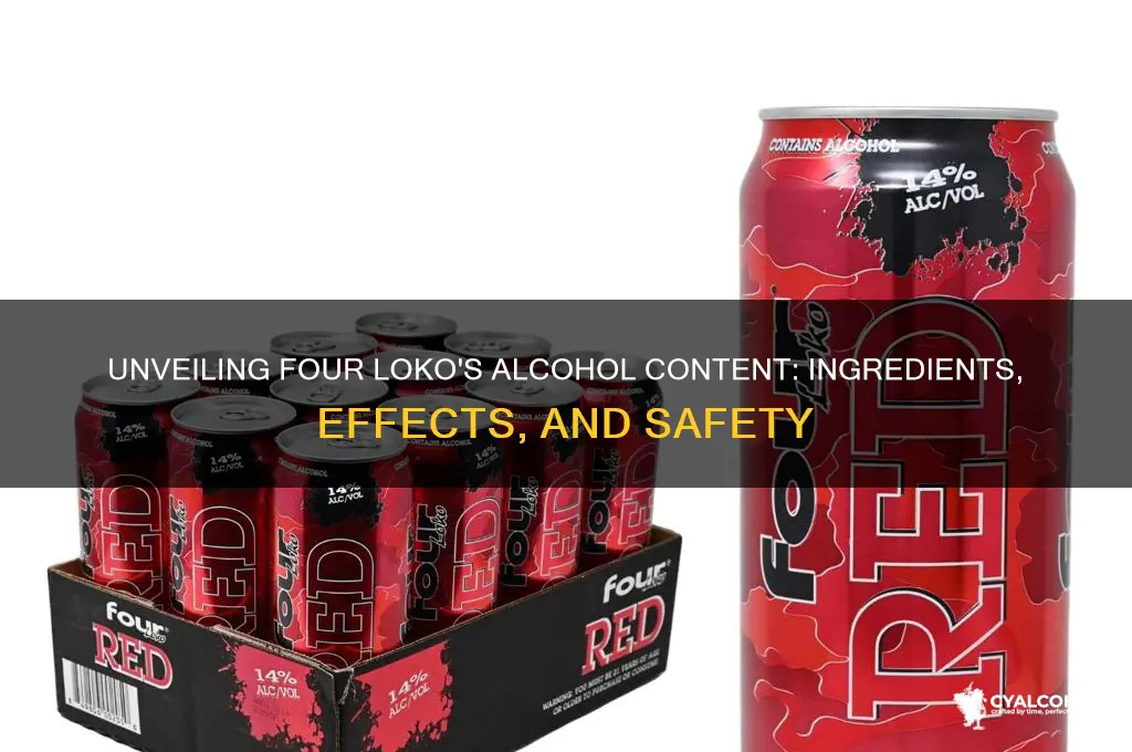 what the alcohol in four loko