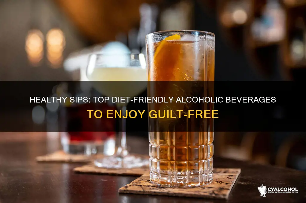 what the best alcoholic beverage for a diet