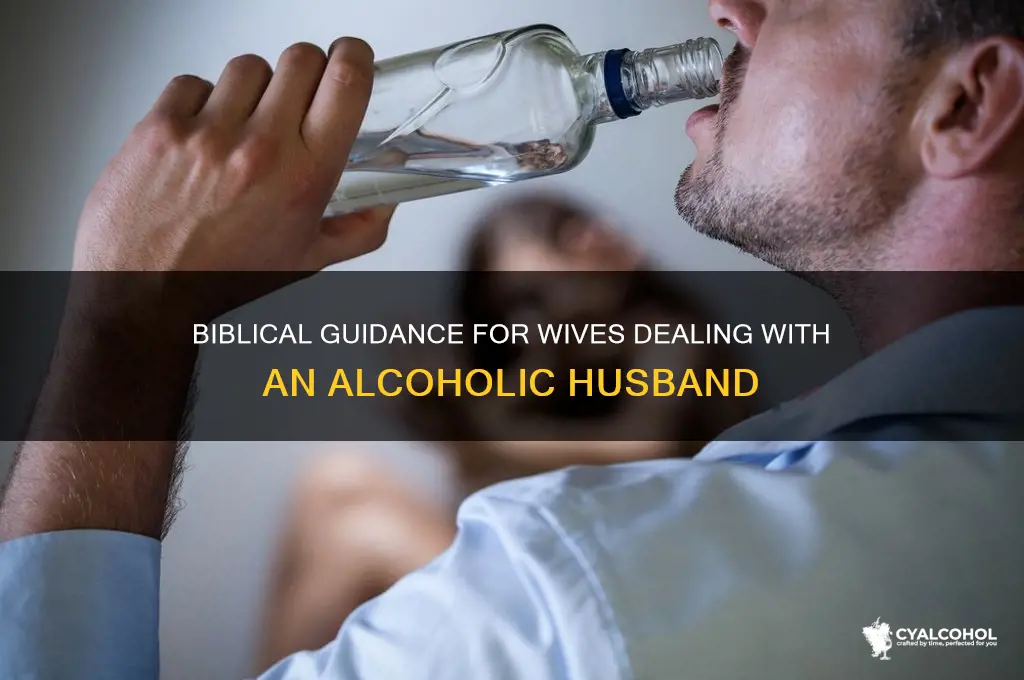 what the bible says about a alcoholic husband