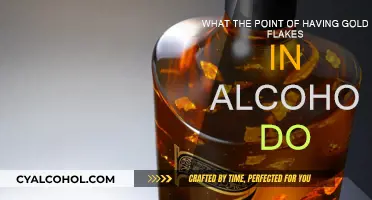 Why Add Gold Flakes to Alcoholic Drinks?