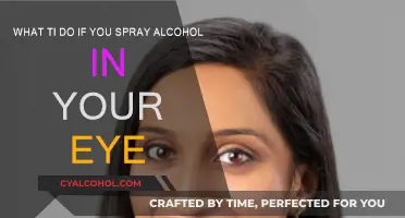 First Aid: Eye Exposure to Alcohol Spray