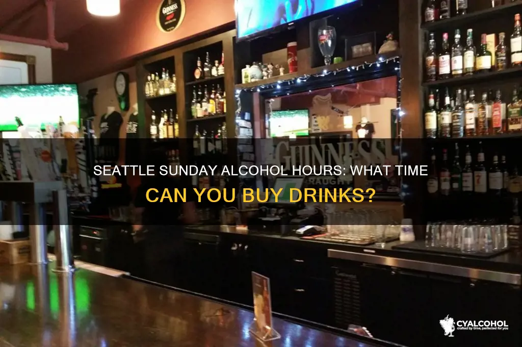 what time alcohol in seattle sunday