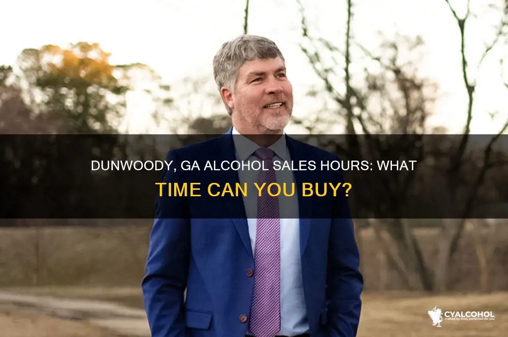 what time alcohol sales dunwoody ga
