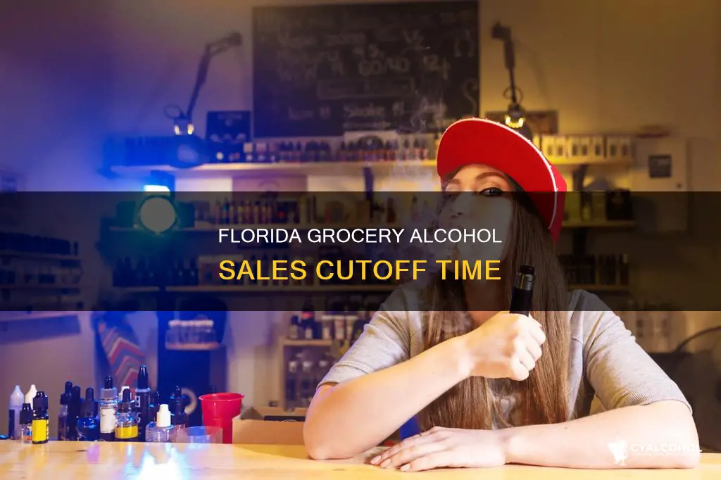 what time are alcohol sales cutoff in florida grocery stores