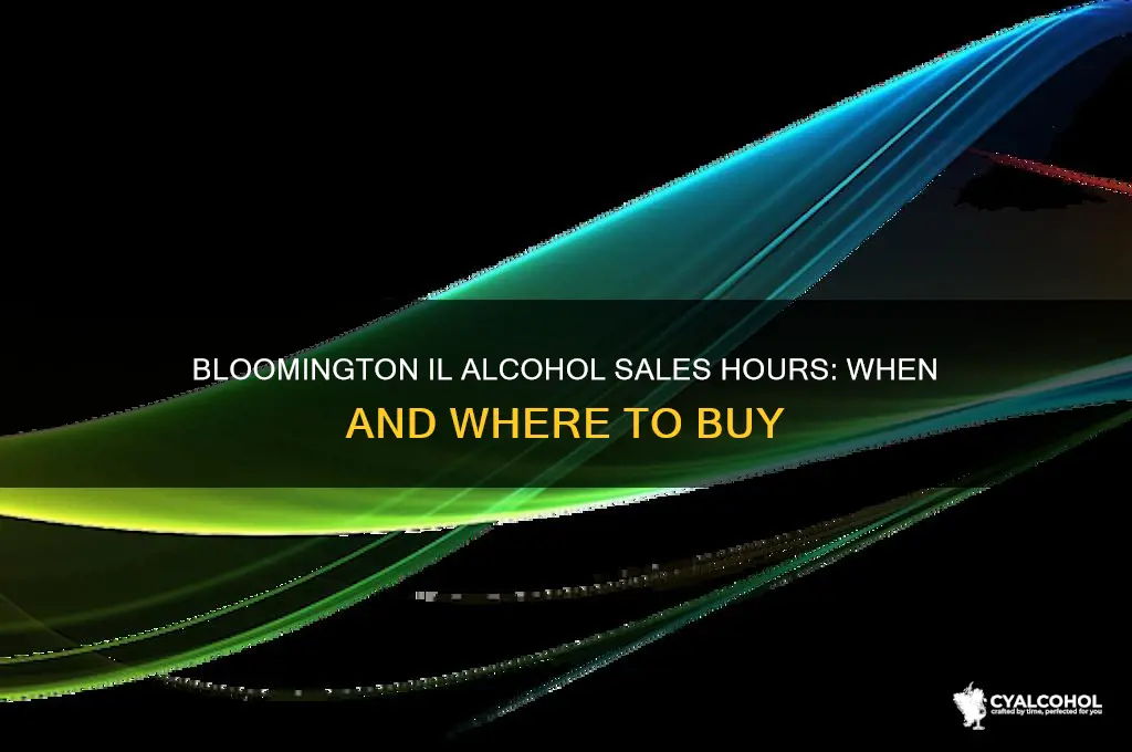 what time are alcohol sales in bloomington il