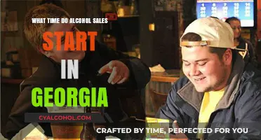 Georgia Alcohol Sales Start Time: What You Need to Know