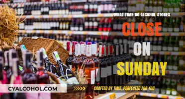 Sunday Alcohol Store Hours: When Do Liquor Shops Close?