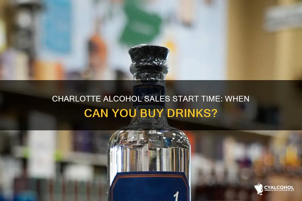 what time does alcohol sale start in charlotte