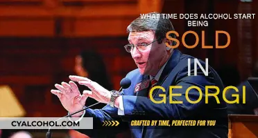 Alcohol Sales in Georgia: What Time's the Start?