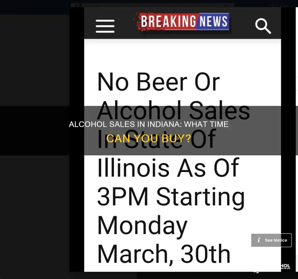 what time does alcohol start being sold in indiana