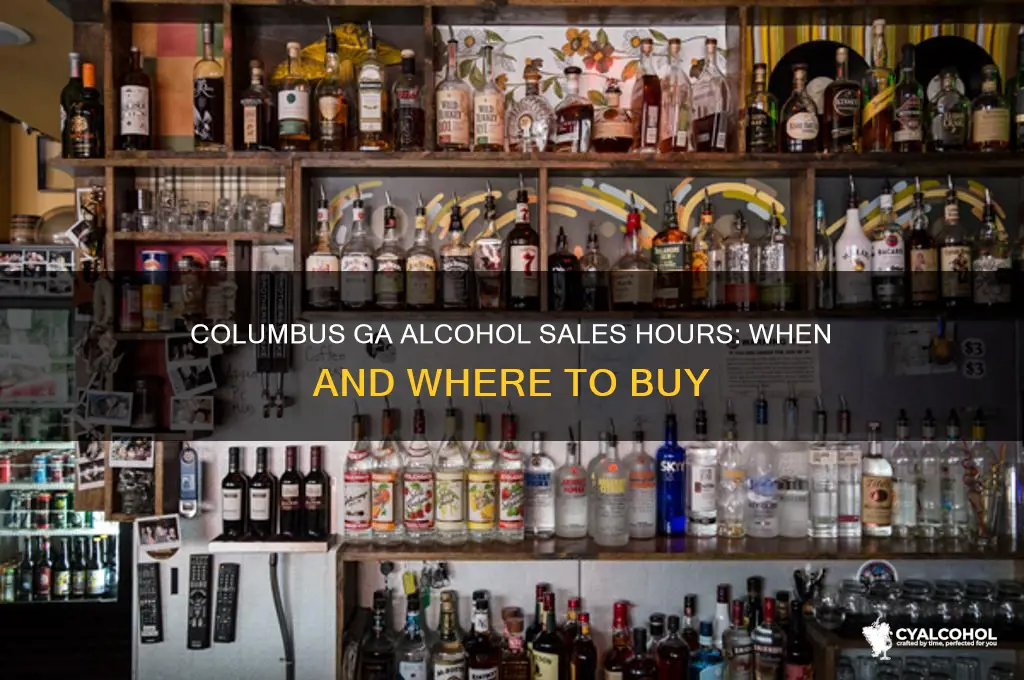what time is alcohol sold in columbus ga