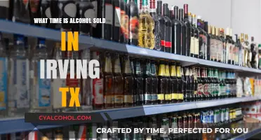 Irving, TX Alcohol Sales Hours: When and Where to Buy