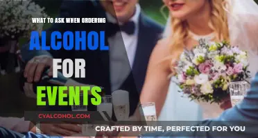 Event Alcohol Essentials: Key Questions to Ask When Ordering Drinks