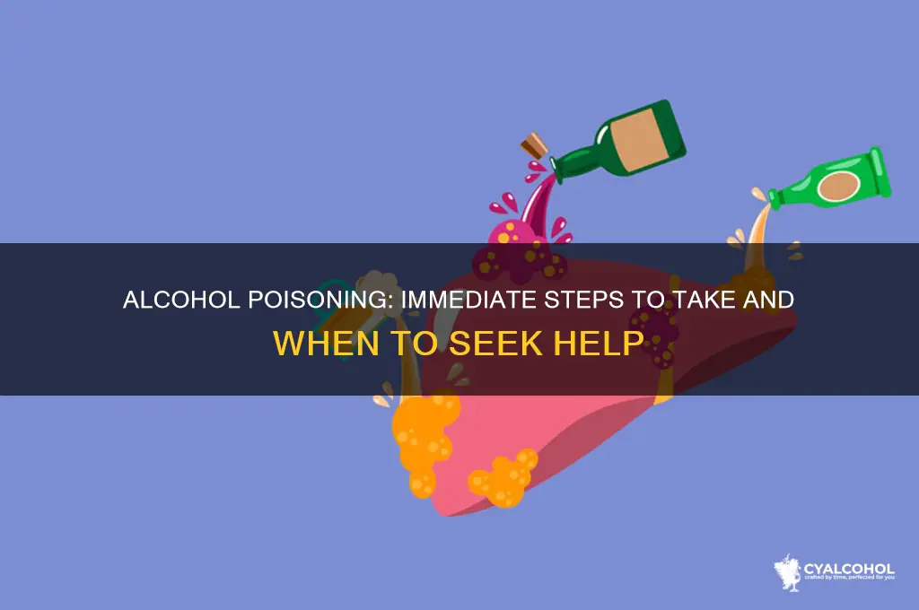 what to do about alcohol poisoning